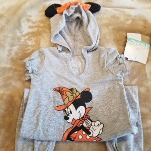Button Up One Piece Disney Minnie Mouse